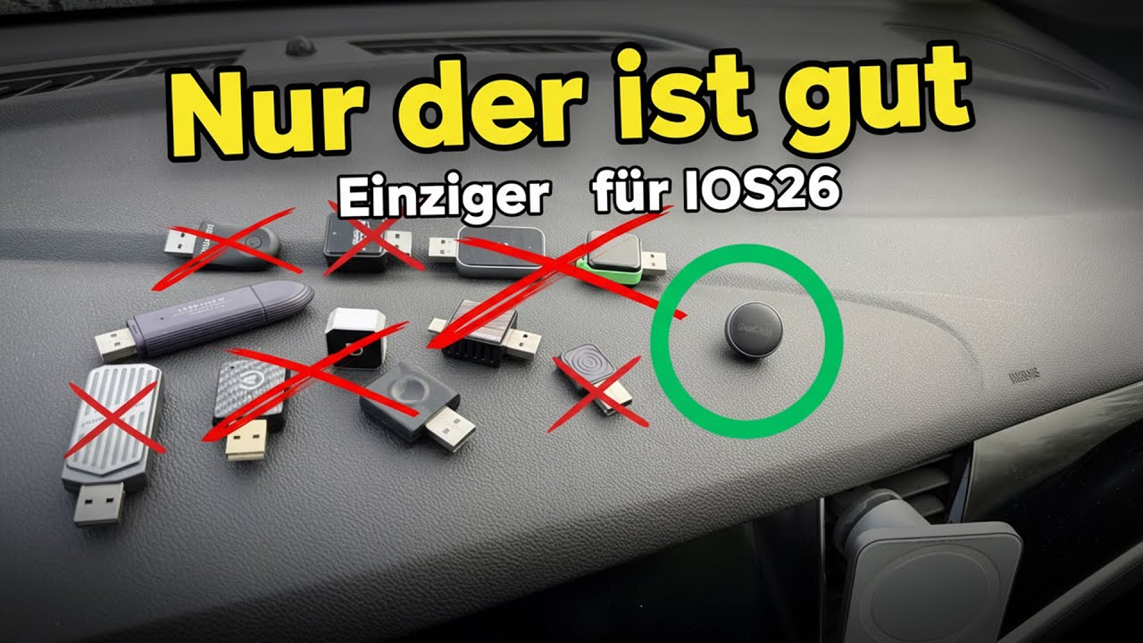 Carlinkit Mini Ultra 3 im Test - der beste wireless Carplay Adapter für iOS26