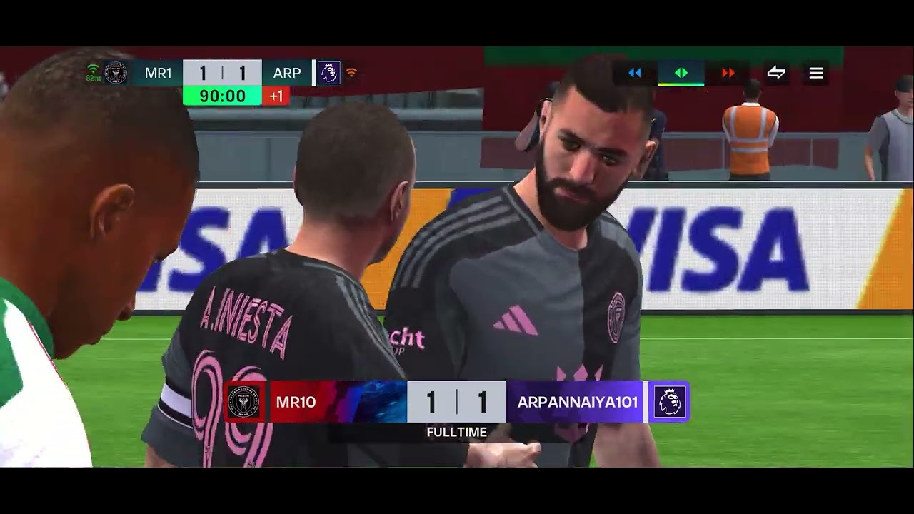 inter miami vs 2 teams the great match 🤯 #fifa #football #gaming #fifamobile 