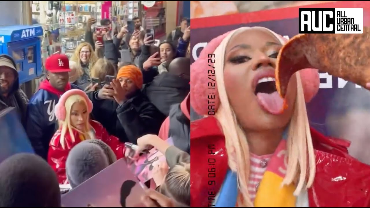 "This My City" Nicki Minaj Get Pizza In NYC With No Security