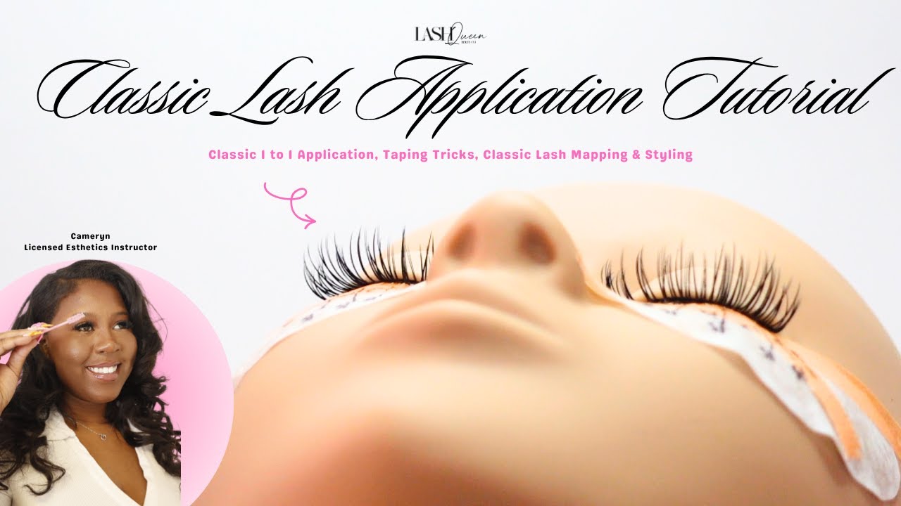 Classic Lash Extension Tutorial: How to Apply Classic Lashes Like a Pro, Taping Tricks