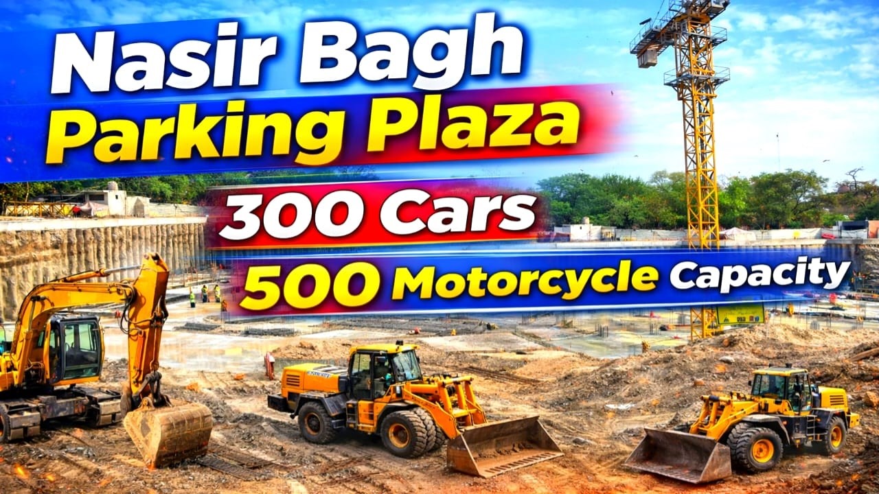 Nasir Bagh Lahore Parking plaza ll Nasir Bagh Parking Plaza Capacity 300 Cars & 500 Motorcycles