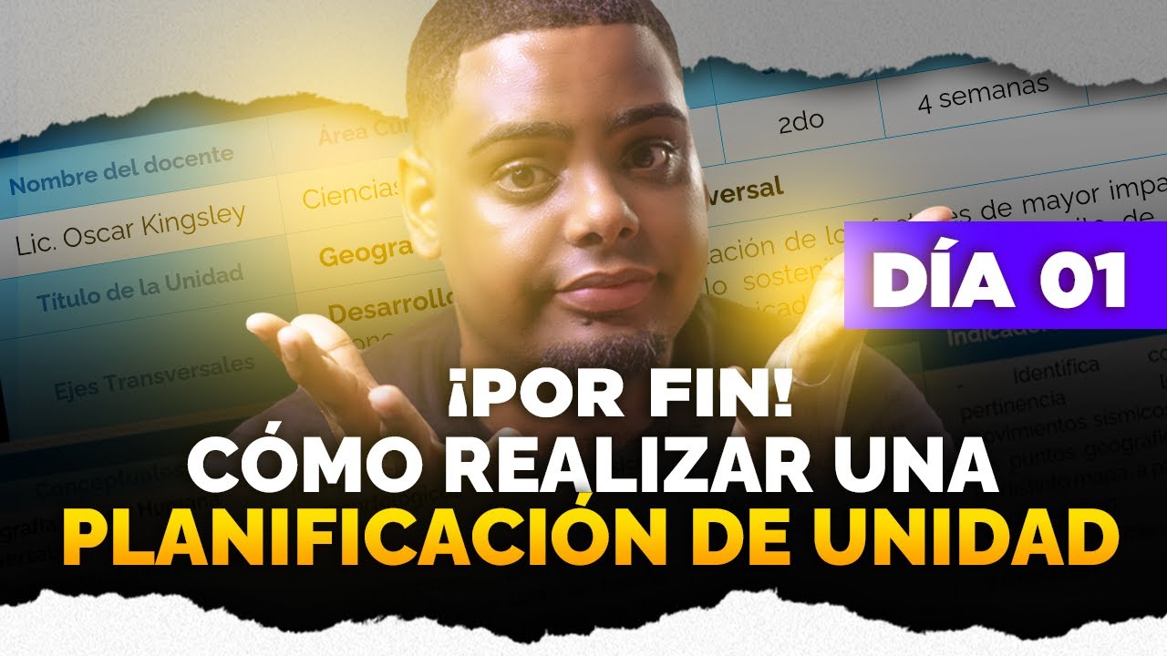 Domine la PLANIFICACION DE UNIDAD: una guía paso a paso