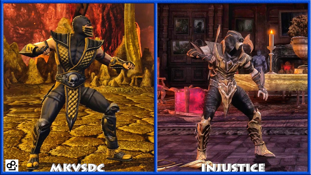 SCORPION Graphic Evolution 2008-2013 Injustice DC Universe MKvsDC | XBOX360 PS4 |