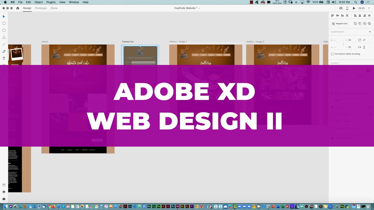 Adobe XD for Web Design Part 2