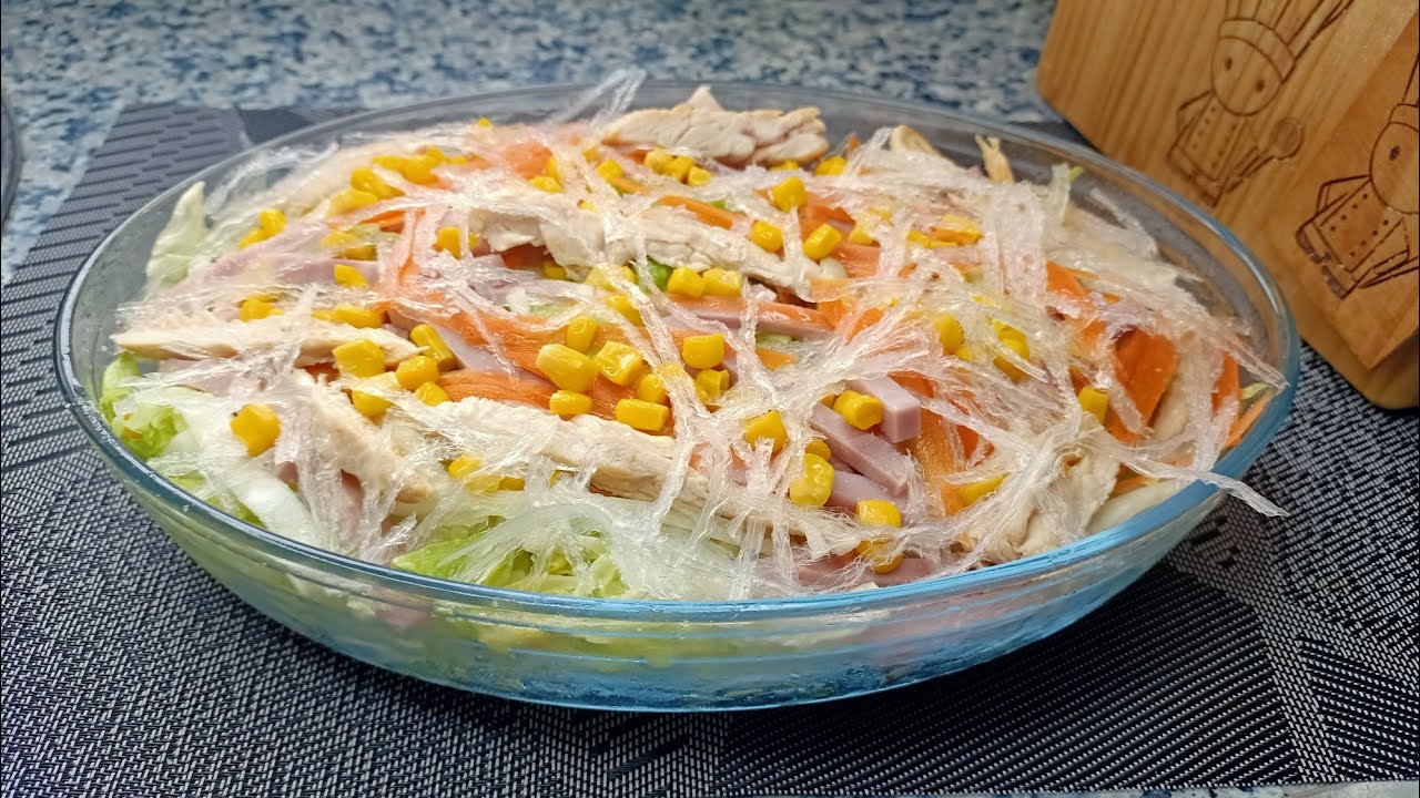 Ensalada China Casera 😋😋😋#ensalada #china #casera #espectacular 