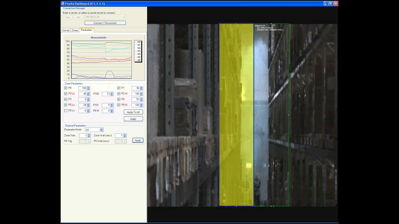 Racking in Warehouse Smoke Detection