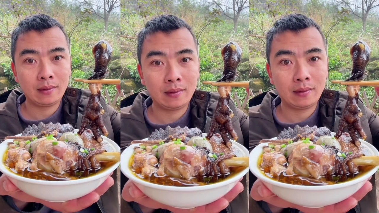 Rural Food Enjoy Eating Chicken Soup | Rural Home Cooking Super Delicious