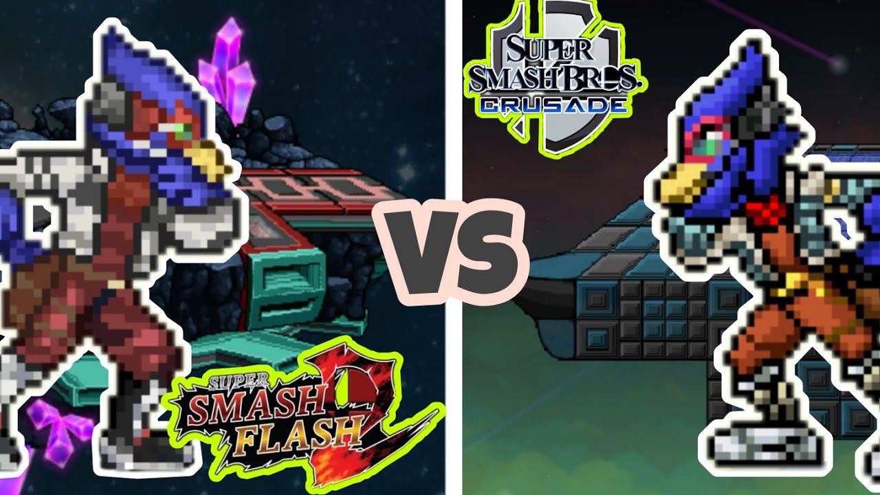 Moveset-Comparacion- Falco- (SSF2 vs SSBC)