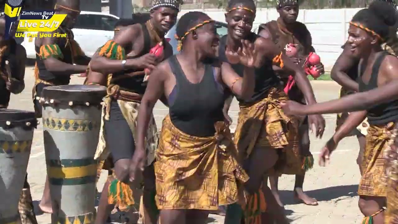 HARARE Prison Inmates Traditional Dance Group At Riverside Primary Celebration Malawi Culture