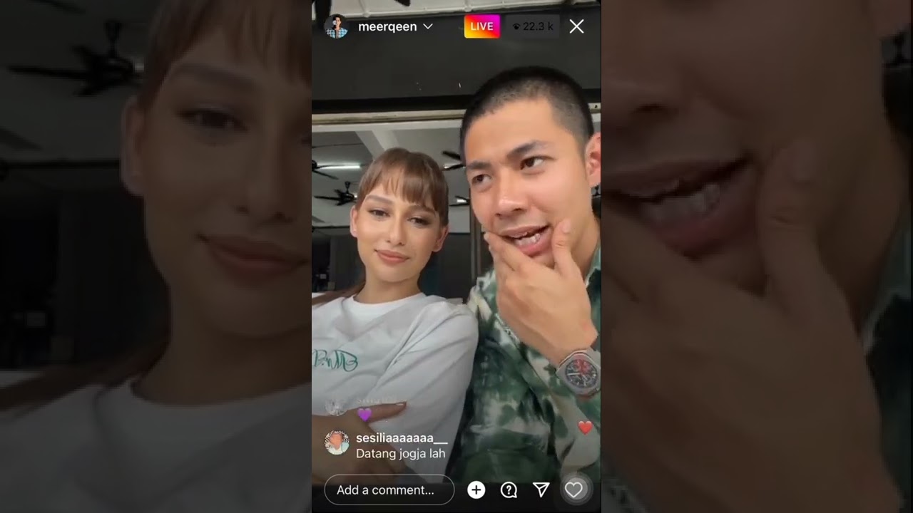 live ig anna jobling & meerqeen | melur untuk firdaus