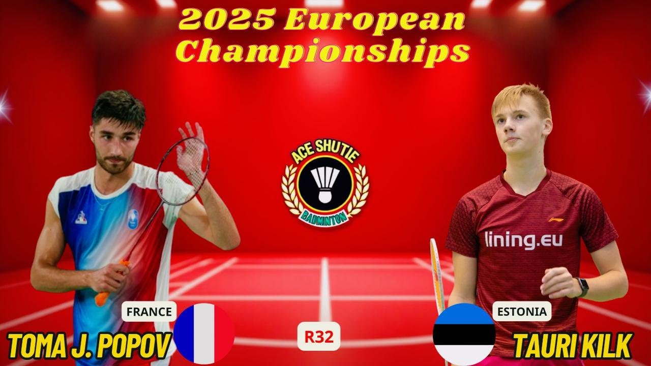Toma Junior Popov vs Tauri Kilk | Round of 32 | European Championships 2025