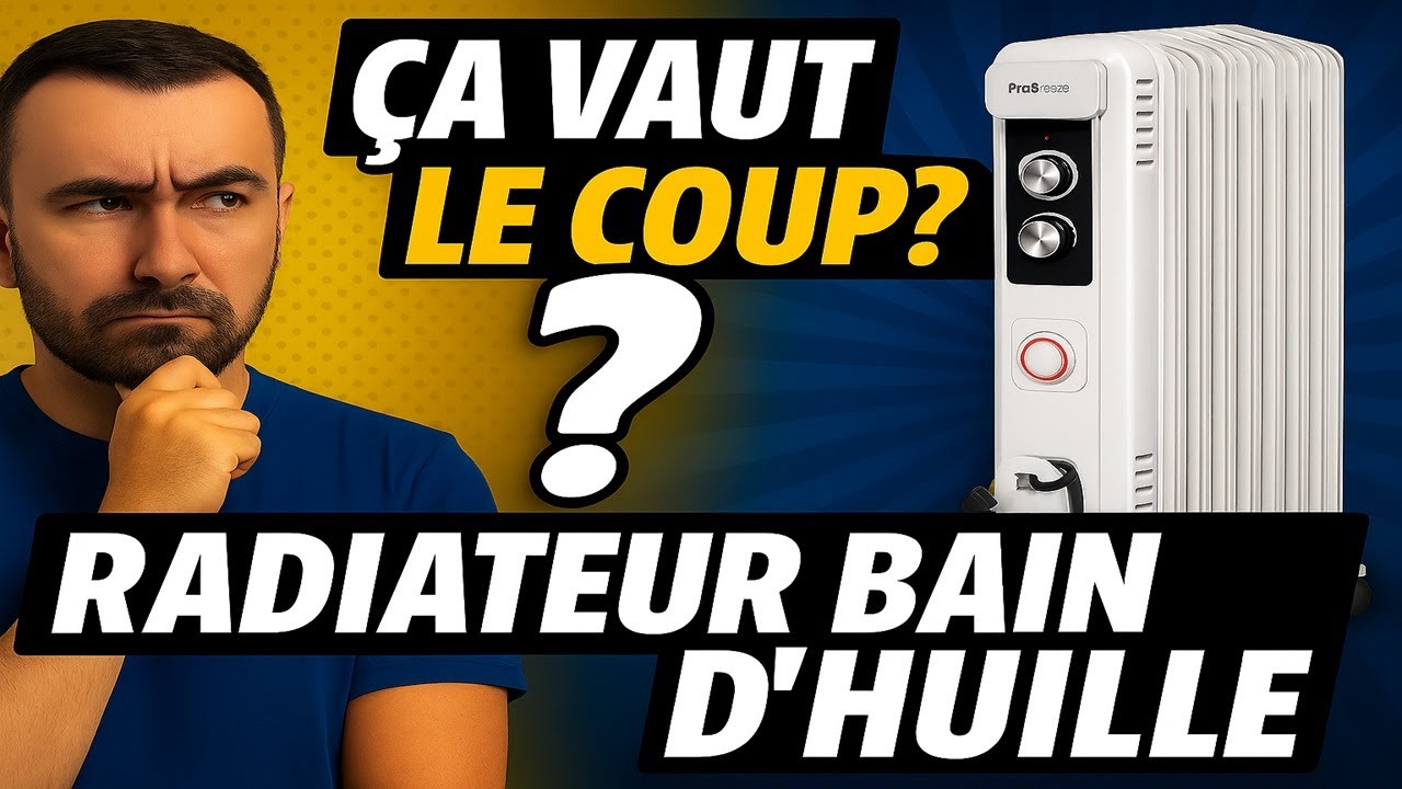 Aigostar Radiateur à Bain d’Huile 11 Éléments | Chauffage Électrique Maison 2025