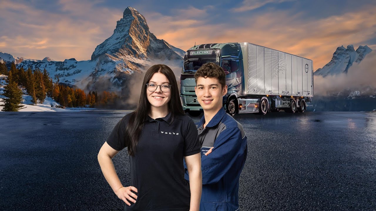 Eifach V&auml;rldsklass - Lernende bei Volvo Trucks Schweiz