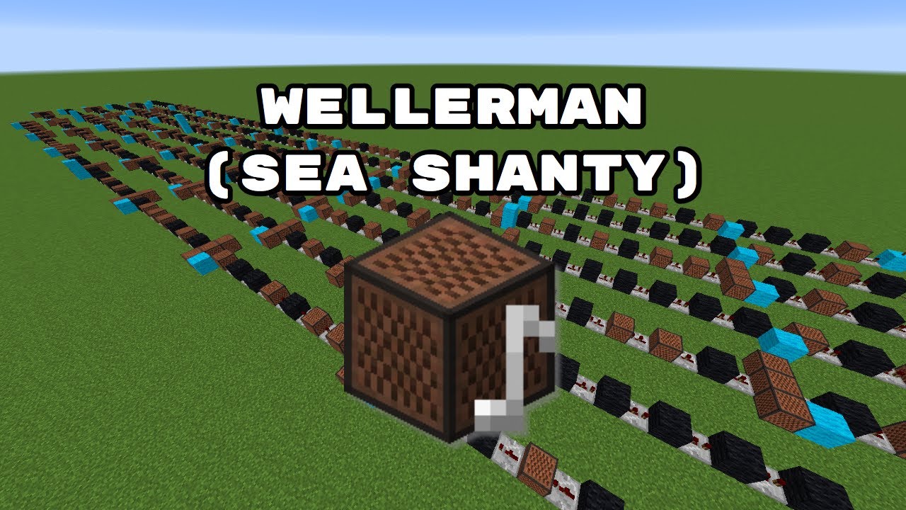Minecraft: Wellerman (Sea Shanty) with Note Blocks