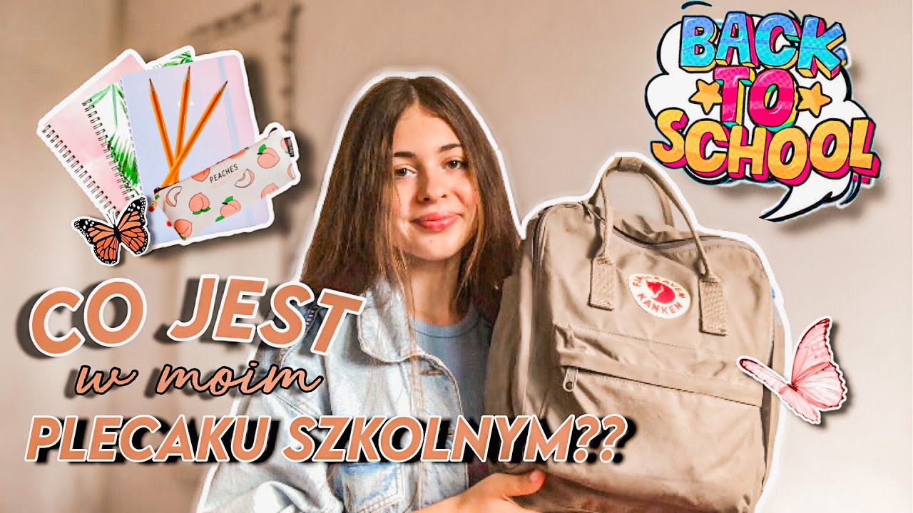 CO JEST W MOIM PLECAKU DO SZKOŁY? 🥴 BACK TO SCHOOL 2021