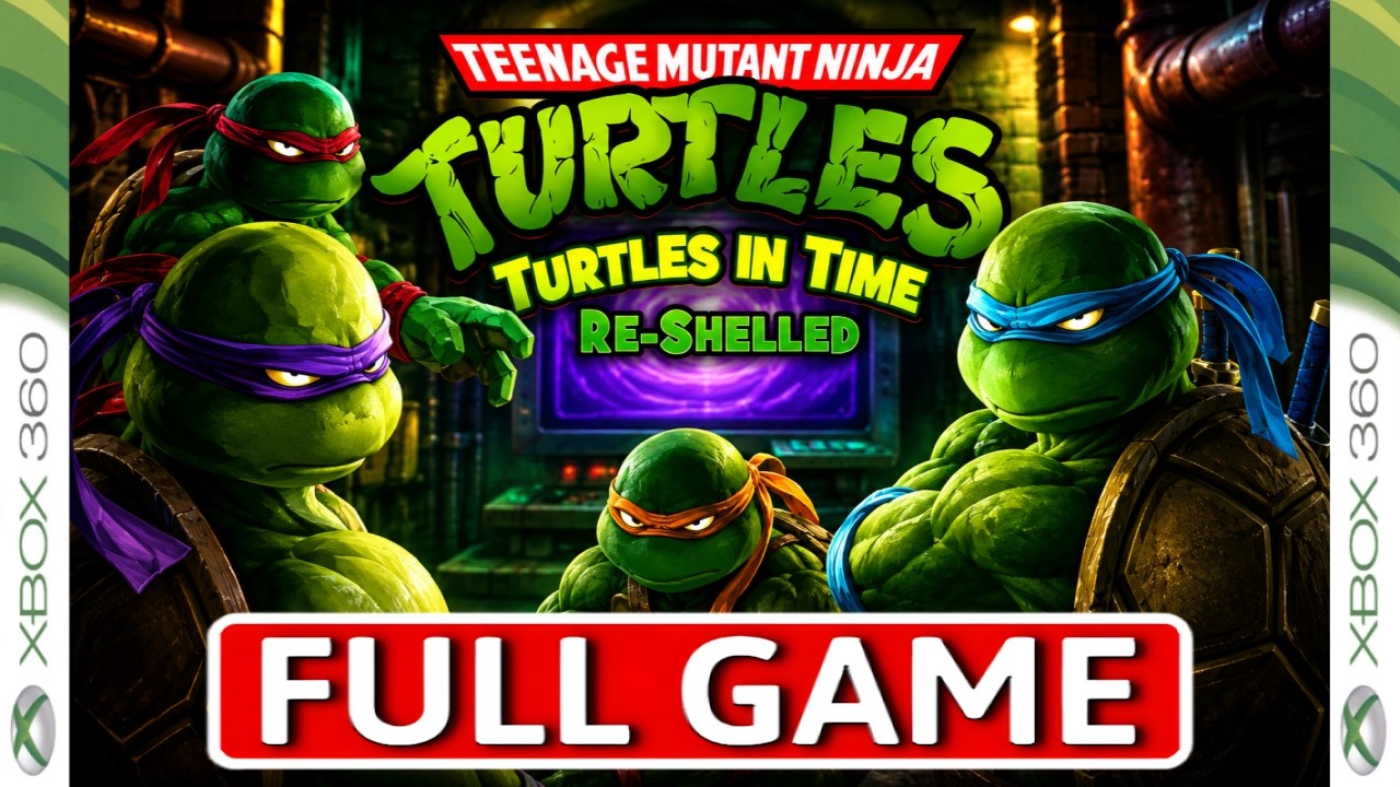 TMNT Turtles in Time Re-Shelled - FULL GAME Walkthrough Longplay