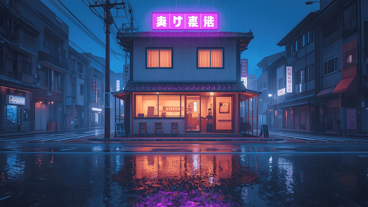 Rainy Train Ride 🚆🌧️ Relaxing Lofi Journey