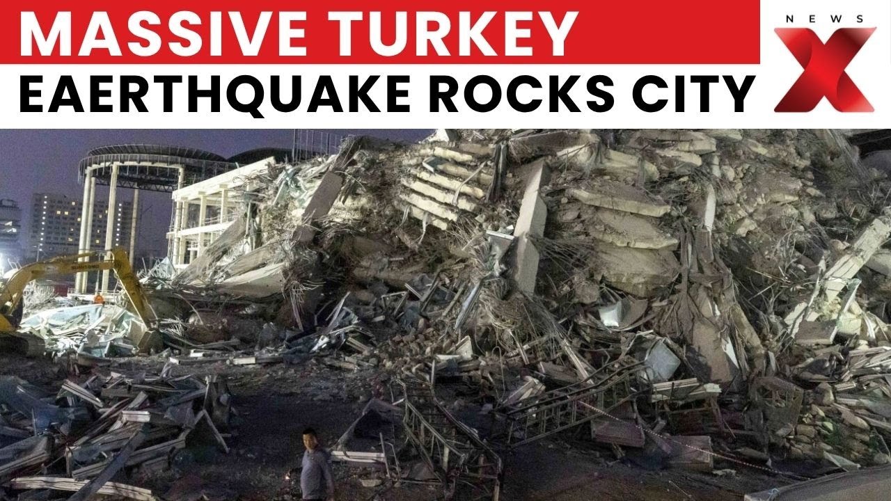 Terrifying Turkey Earthquake Footage: Building Collapses After 6.1 Magnitude Quake | NewsX
