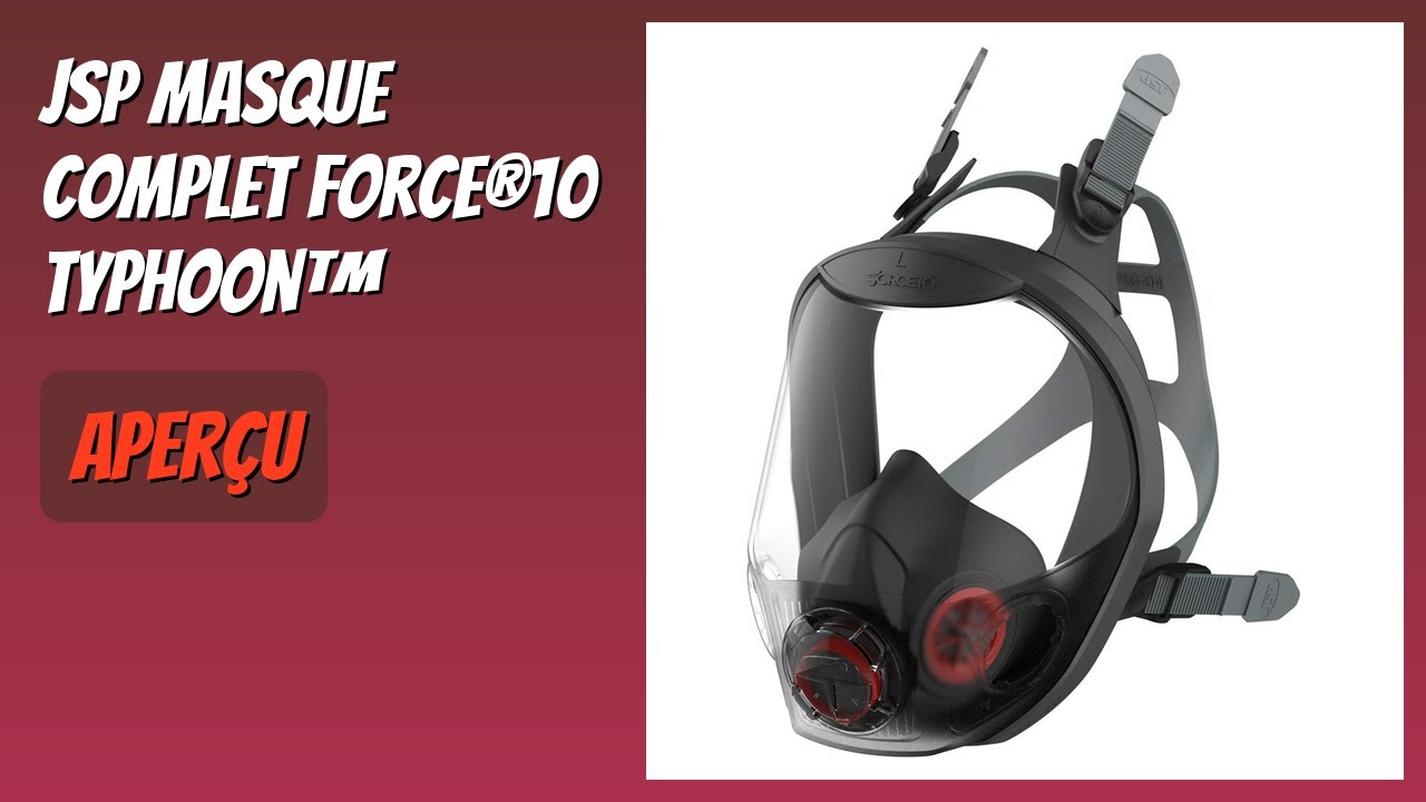 AVIS (2026) : JSP Masque complet Force®10 Typhoon™. DÉTAILS