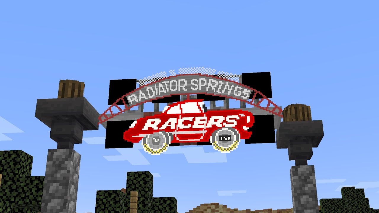 Radiator Springs Racers IN MINECRAFT!