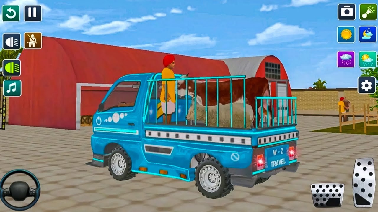 Farm Animal Truck Transport 3D -Real Cargo Truck Transporter Driving -Android GamePlay