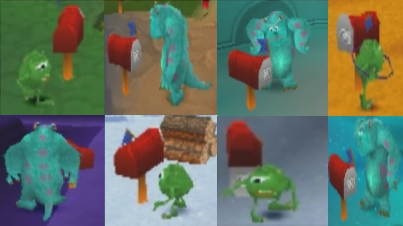 Monsters inc - Scream Team (All Mailbox Tips)