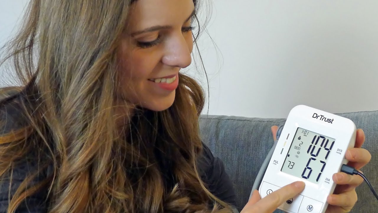 Dr Trust USA iCheck pro Blood Pressure Monitor with Measurement During Inflation and 2x measurements