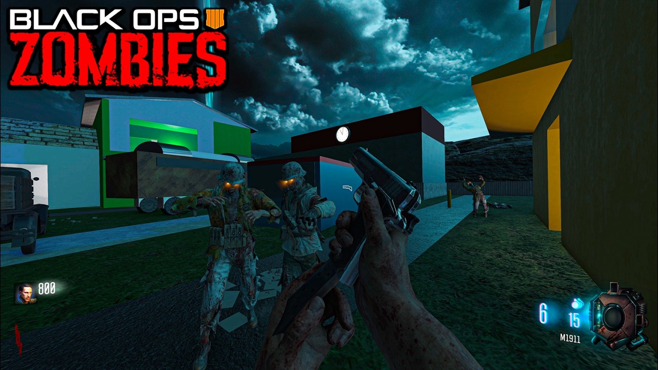 BLACK OPS 3 ZOMBIES: NUKETOWN 1925 GAMEPLAY 4K (CUSTOM MAP)