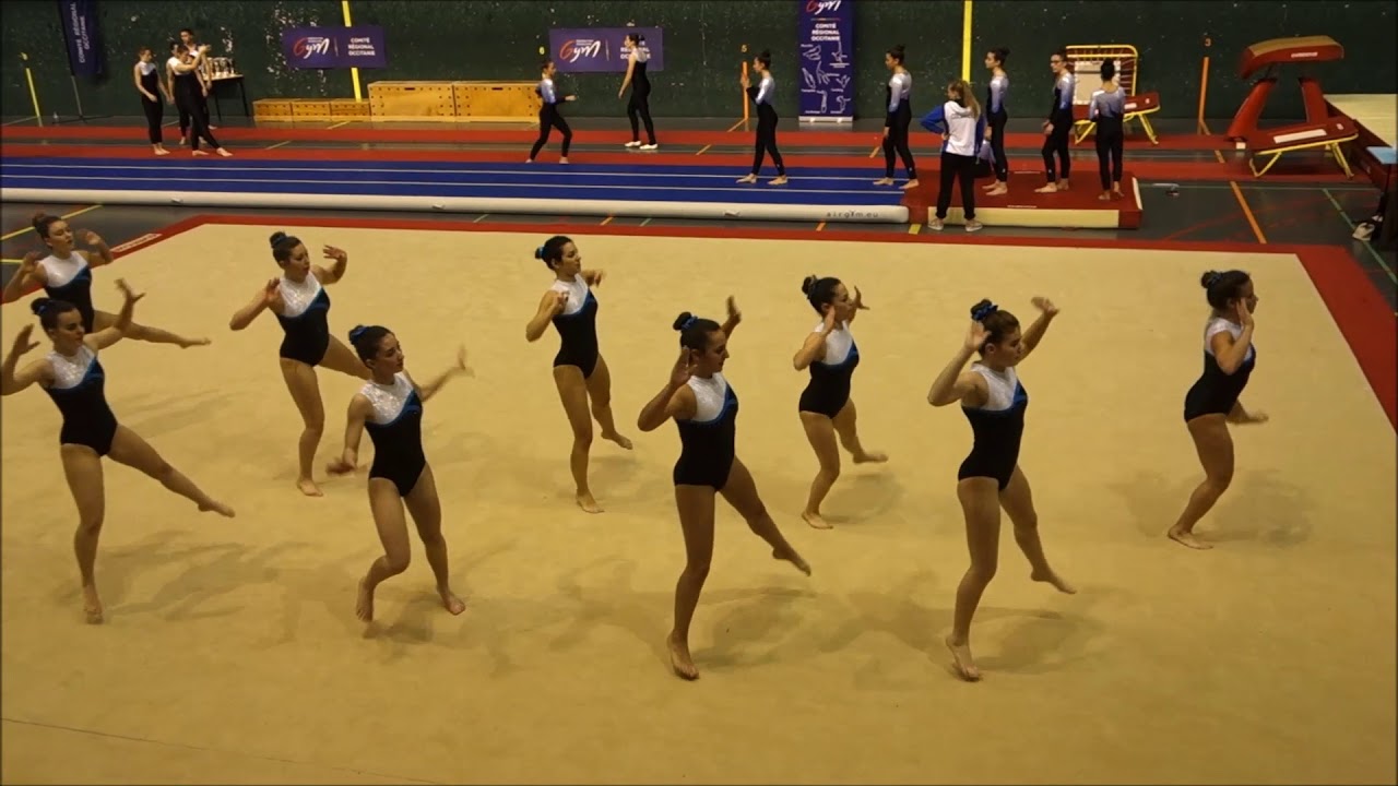 # PortetGym - FFG TeamGym Détente Féminine - Compétition 21.01.2018