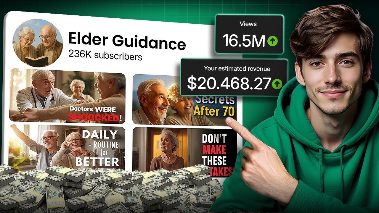 How I Built a Viral Faceless Elderly Wisdom Channel Using AI (FULL COURSE)