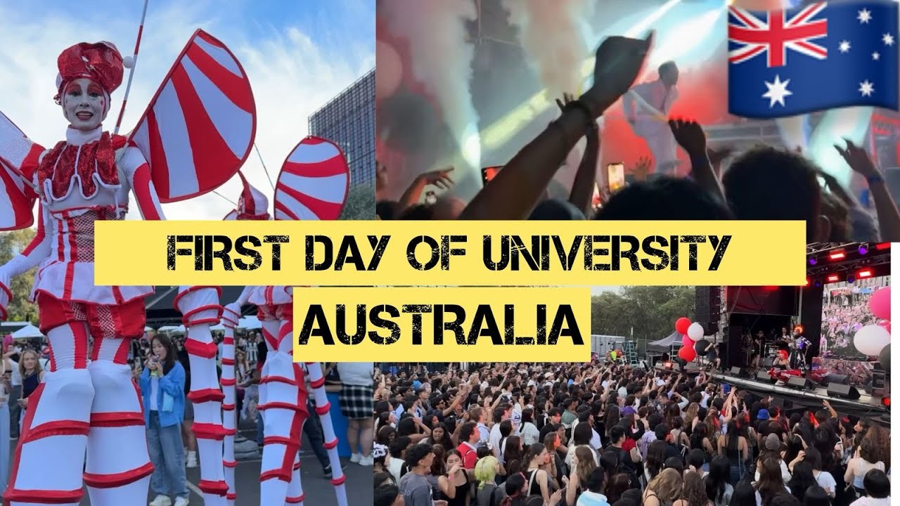 First Day in University | MONASH UNI BLOCK PARTY | Indian in Australia