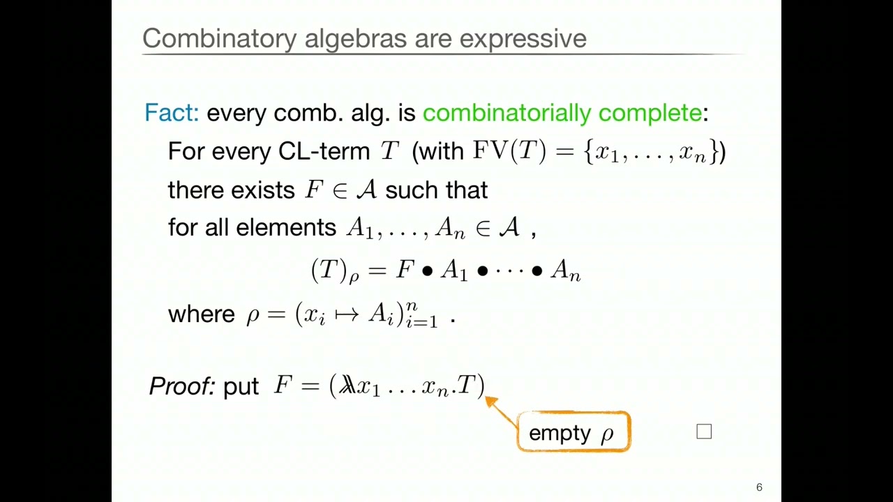 Lecture 11 - Lambda-algebras and Simple Types