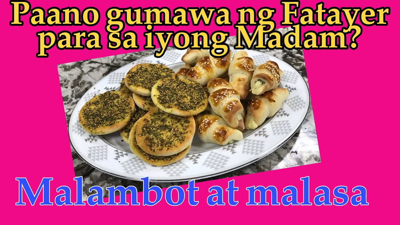 HOW TO MAKE FATAYER CHEESE AND ZAATAR/ARABIC BREAD //BY MAMA DH