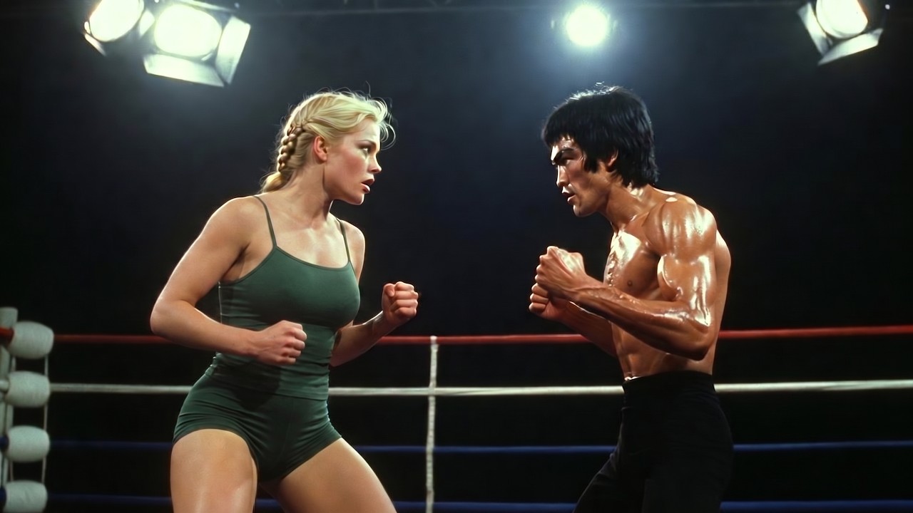 Bruce Lee foi desafiado pela maior boxeadora do mundo — 10 segundos