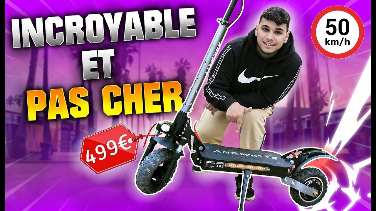 ANGWATT F1 : LA MEILLEURE DES TROTTINETTES PAS CHER !  499€