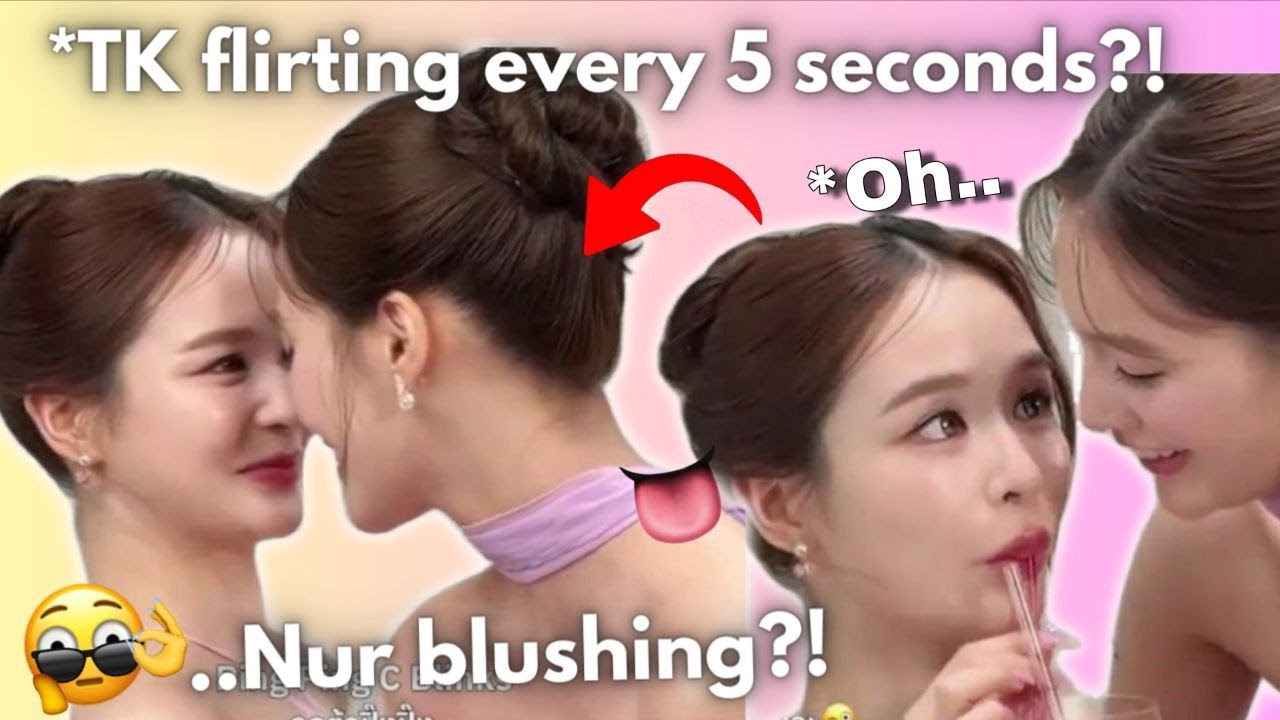 [TKNur] - TK флиртует каждые 5 секунд, Нур краснеет?!