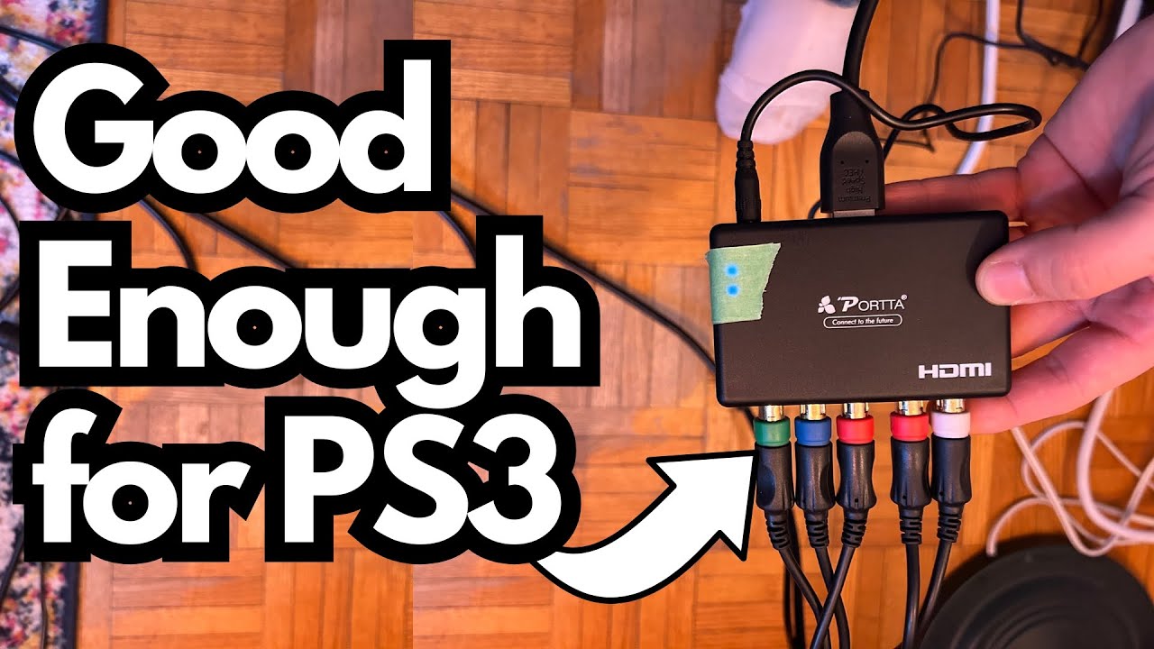 Пока что отлично работает на PS3 - PORTTA Component to HDMI Converter