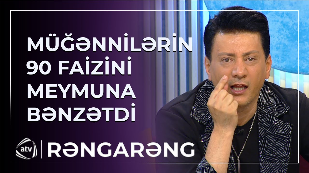 ŞOK! Sərxan Kərəmoğlu müğənnilərin 90 faizini MEYMUNA BƏNZƏTDİ / Rəngarəng