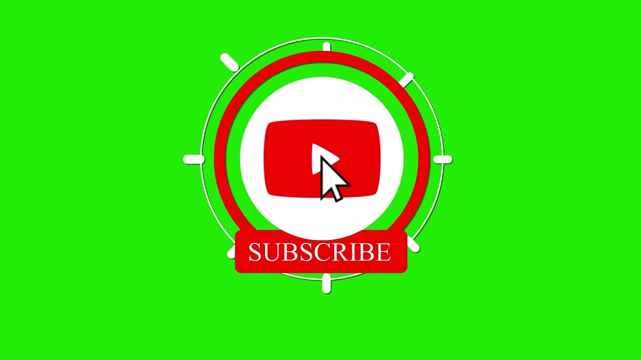 subscribe green screen no copyright