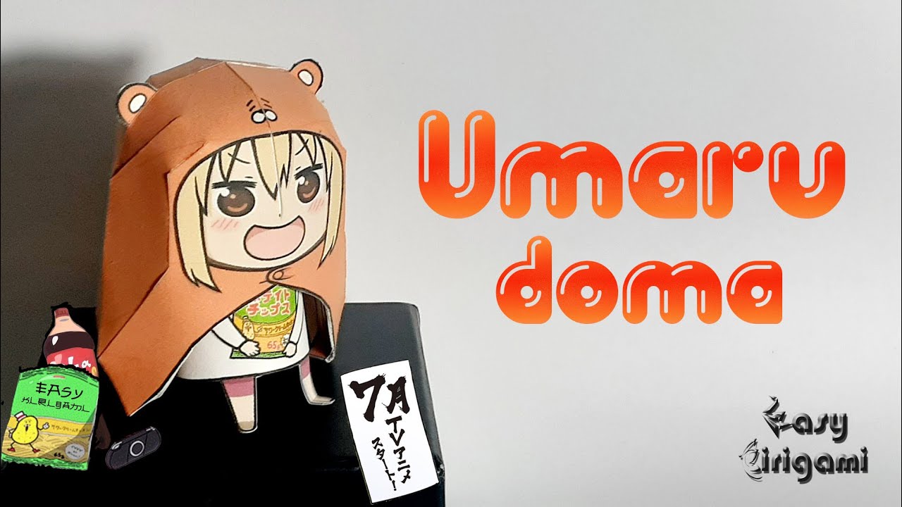 UMARU DOMA | PAPER CRAFT | EASY KIRIGAMI