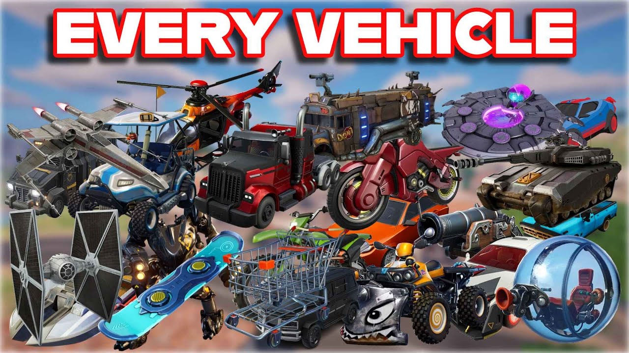 Ranking EVERY VEHICLE In FORTNITE HISTORY From WORST To BEST