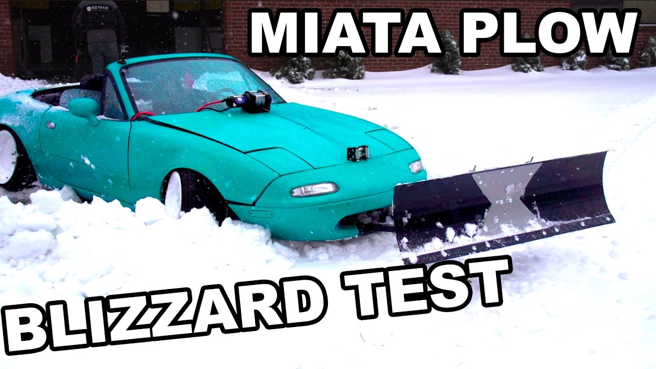 Miata Plow vs Blizzard - Challenge Accepted
