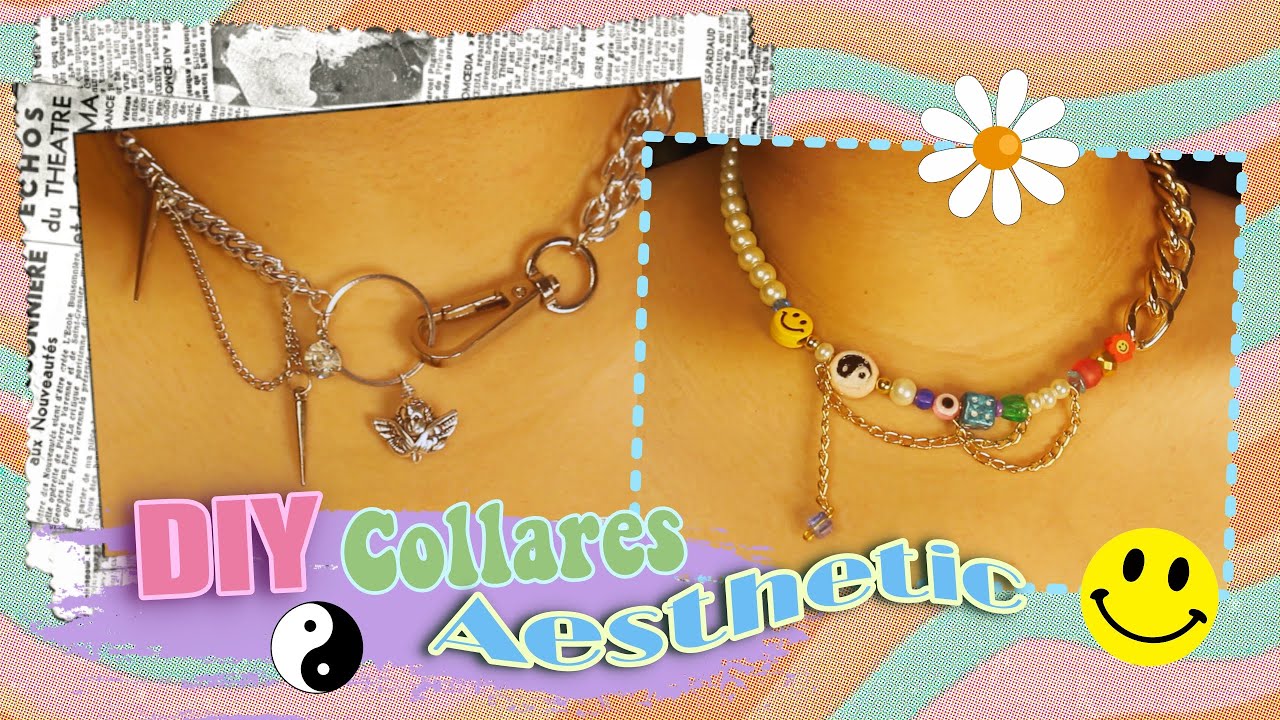 DIY Collares AESTHETIC!!! PERLAS & Cadenas ALT, Indie Kid, 2000's, E-Girl