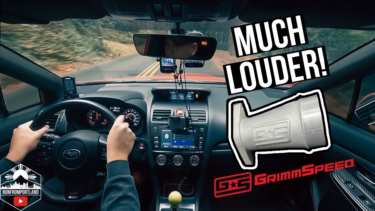 ЗВУК впускного коллектора GrimmSpeed ​​Turbo! | Subaru WRX 2018