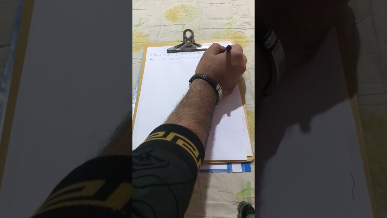 تشغيل حراري (المبادلات الحراريه) شرح القوانين مع السؤال الاول