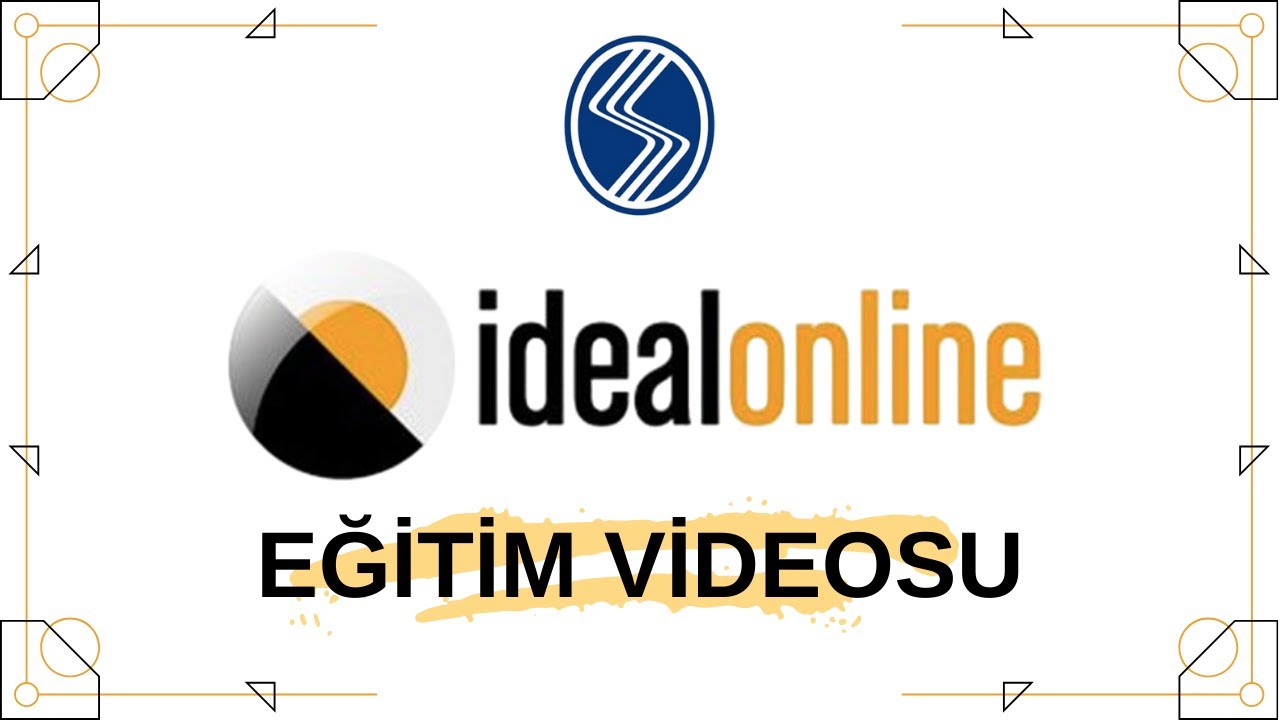Idealonline Veritabanı Kullanıcı Eğitim Kaydı
