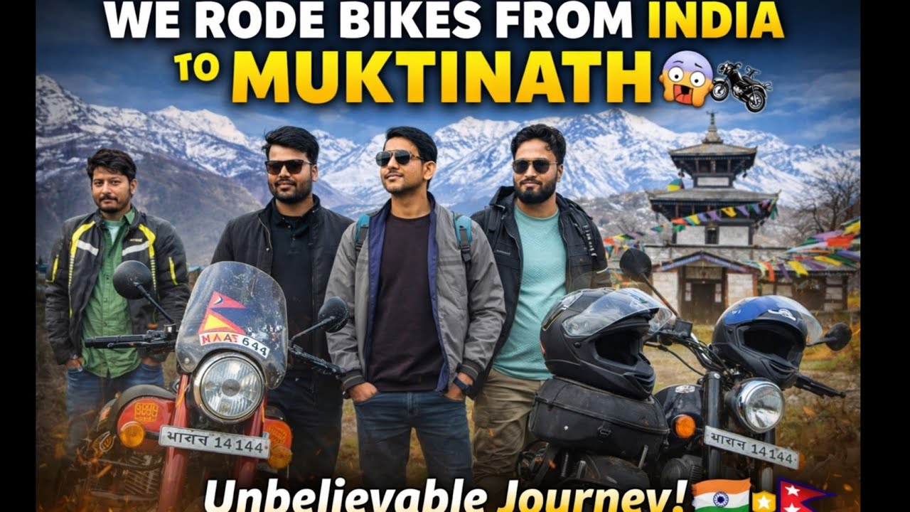 India to Muktinath Bike Ride 🇮🇳🏍️ | Ultimate Mustang Adventure 🔥 | lower mustang adventure vlog