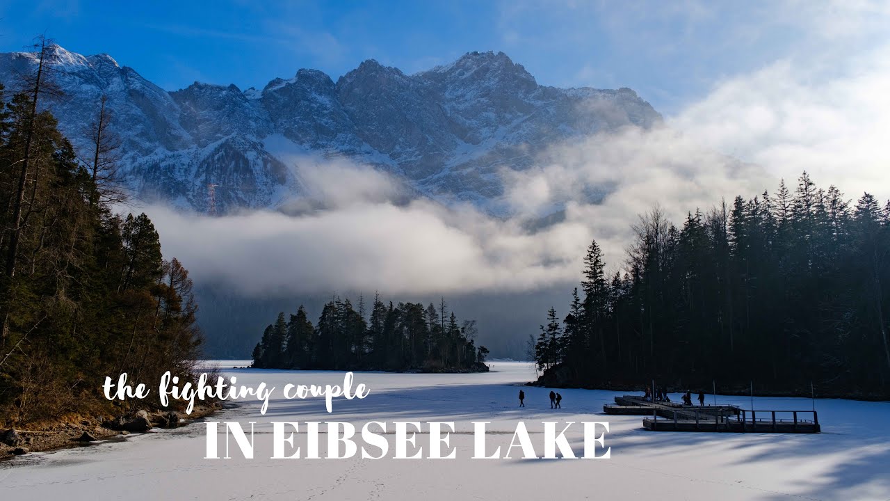 Eibsee Lake in Winter (Germany) - Visiting Bavaria’s Frozen Fairytale  (4K)
