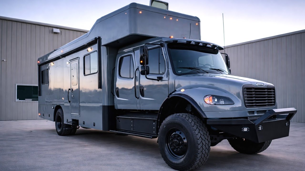 America&rsquo;s 🇺🇸 most powerful off-road motorhome &mdash; the ShowHauler 4x4 Super C Beast 🔥