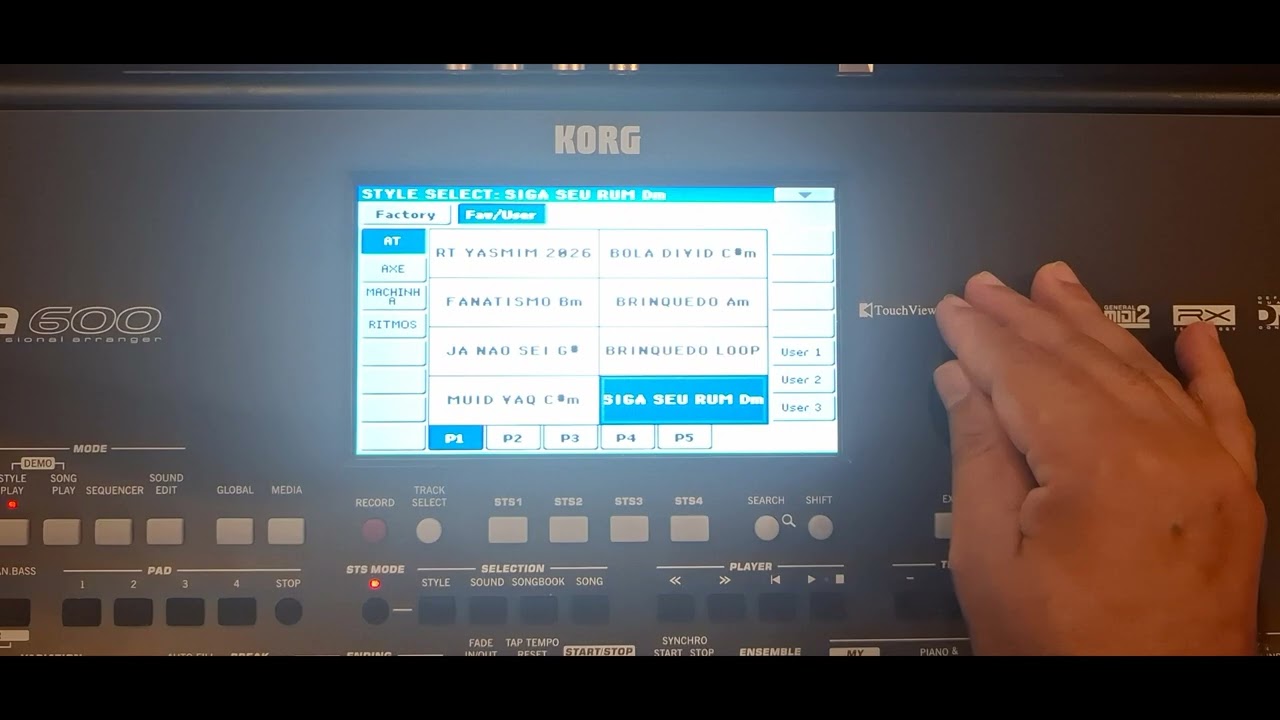 JHS AT JANEIRO KORG PA600 PA700 PA900 PA1000 PA3XPRO PA3XLE PA4X PA5X